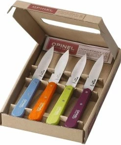 Opinel Colored Paring Knives - Set Of 4