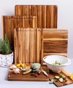 TeakHaus Edge Grain Carving Board W/Hand Grip (Rectangle) | 24" X 18" X 1.5" 10 TeakHaus Edge Grain Carving Board W/Hand Grip (Rectangle) | 24" X 18" X 1.5" -Knife-shop 01.14 traditional 1