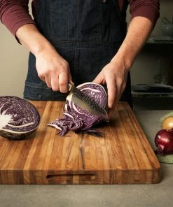 TeakHaus Edge Grain Carving Board W/Hand Grip (Rectangle) | 24" X 18" X 1.5" 9 TeakHaus Edge Grain Carving Board W/Hand Grip (Rectangle) | 24" X 18" X 1.5" -Knife-shop 01.2 tratitional 107