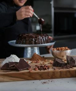 TeakHaus Edge Grain Carving Board W/Hand Grip (Rectangle) | 20" X 15" X 1.5" -Knife-shop 01.7 traditional 106 1