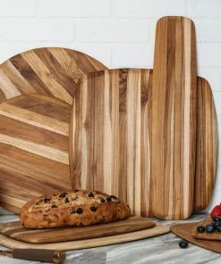 TeakHaus Edge Grain Cutting Board W/Rounded Edge (Large) | 16" X 11" X 0.55" 8 TeakHaus Edge Grain Cutting Board W/Rounded Edge (Large) | 16" X 11" X 0.55" -Knife-shop 02.1 elegant