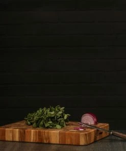 TeakHaus End Grain Cutting/Serving Board W/Hand Grip + Juice Canal (Rectangle) | 16" X 12" X 1.5" 7 TeakHaus End Grain Cutting/Serving Board W/Hand Grip + Juice Canal (Rectangle) | 16" X 12" X 1.5" -Knife-shop 03.8 butcher 317