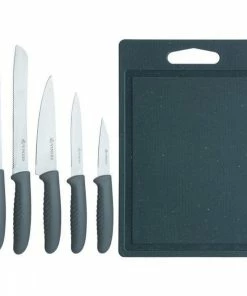 Viners 5-Piece Knife & Chopping Board Set | Speckle
