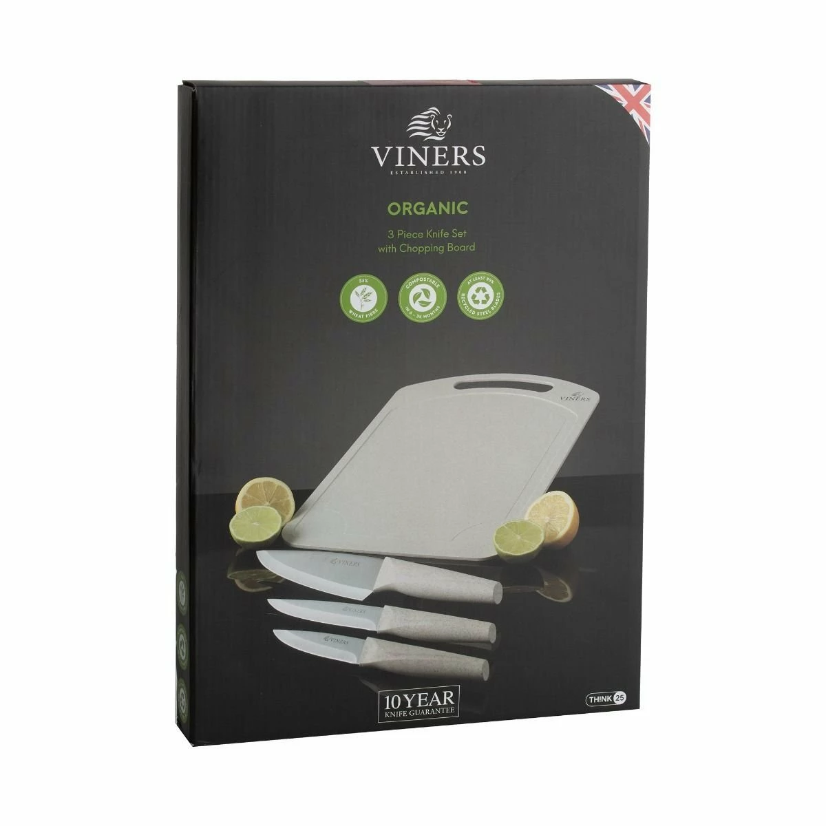 Viners Organic Knife Set | 3 Piece 2 Viners Organic Knife Set | 3 Piece - Image 2
