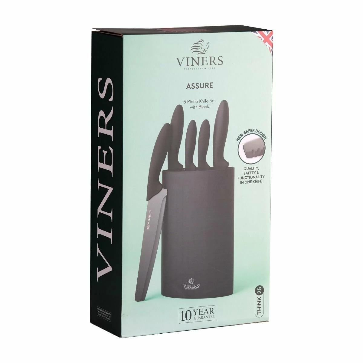 Viners Assure Knife Block | 6-Piece 2 Viners Assure Knife Block | 6-Piece - Image 2