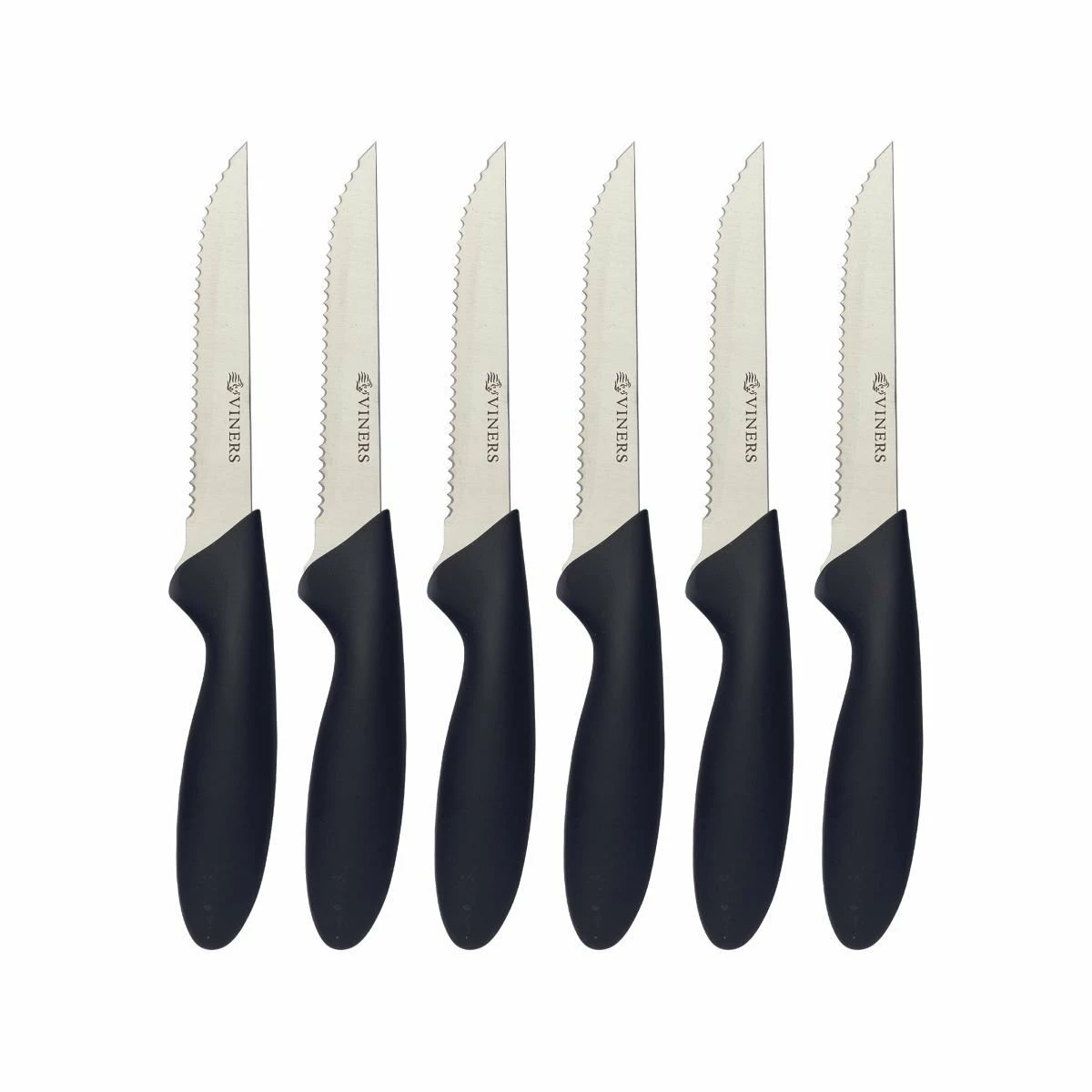 Viners Vivid Steak Knife Set | 6-Piece 1 Viners Vivid Steak Knife Set | 6-Piece