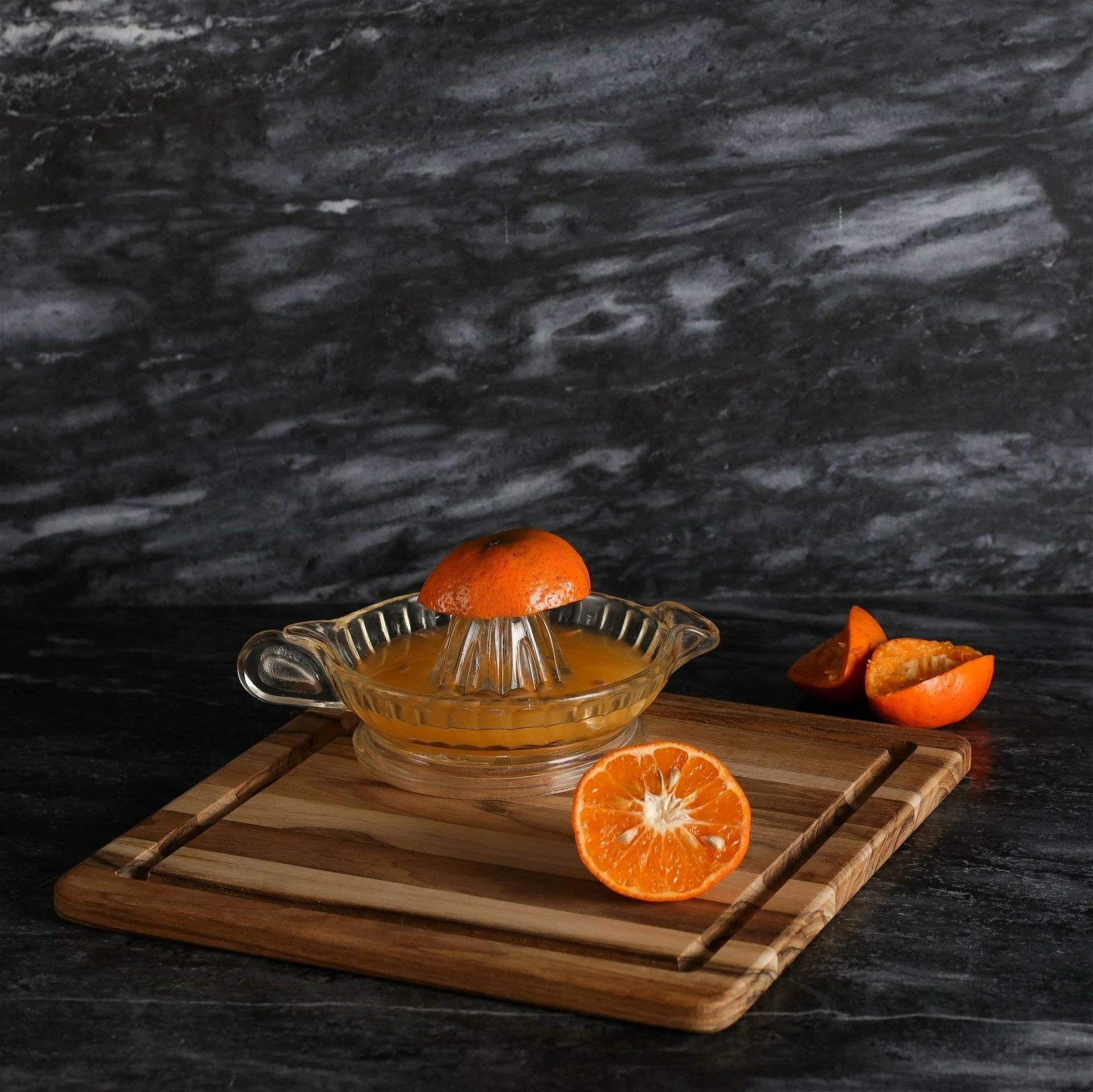 TeakHaus Edge Grain Cutting/Serving Board + Juice Canal (Square) | 11.75" X 11.75" X 0.5" 4 TeakHaus Edge Grain Cutting/Serving Board + Juice Canal (Square) | 11.75" X 11.75" X 0.5" - Image 4
