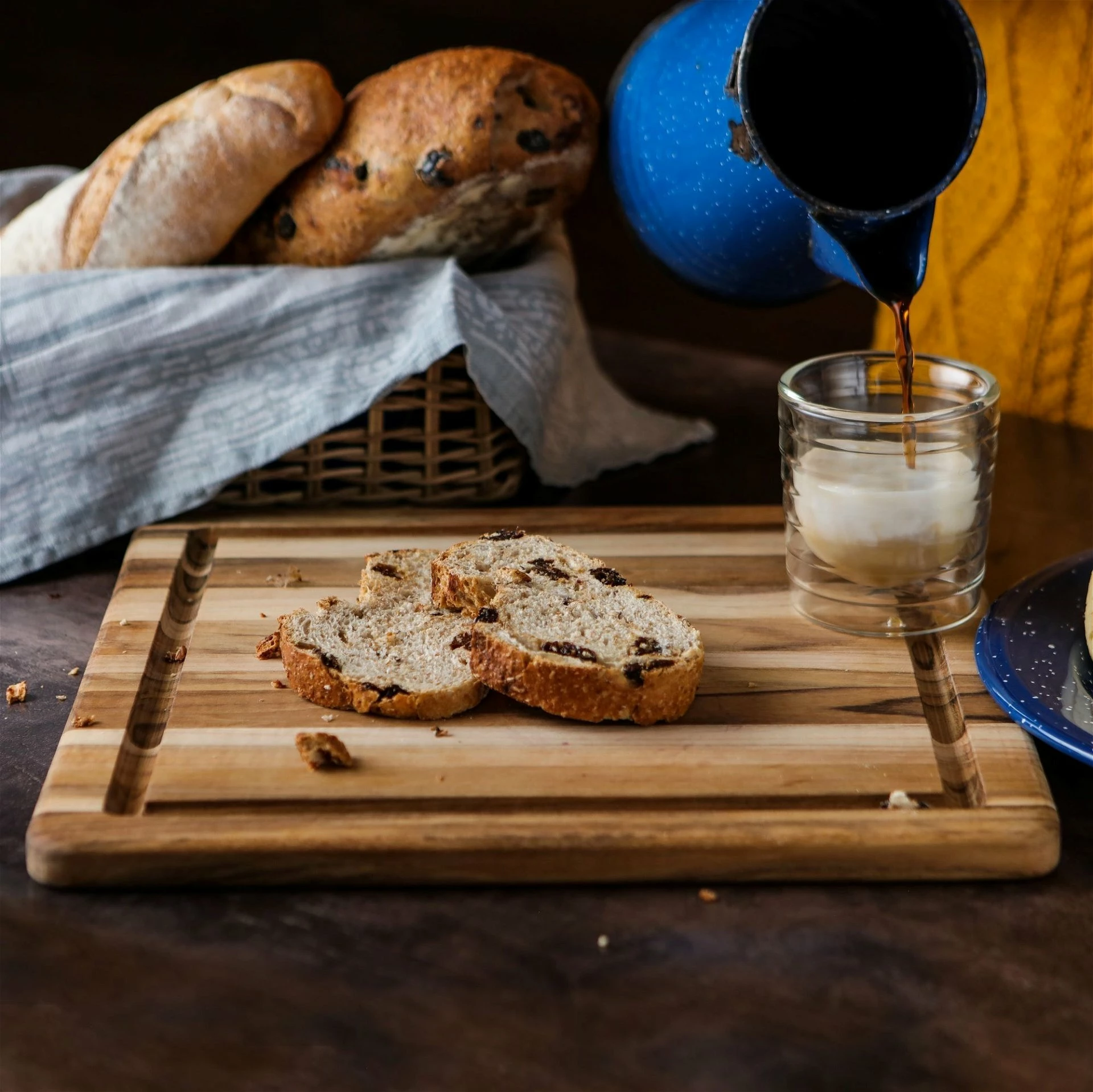 TeakHaus Edge Grain Cutting/Serving Board + Juice Canal (Square) | 11.75" X 11.75" X 0.5" 3 TeakHaus Edge Grain Cutting/Serving Board + Juice Canal (Square) | 11.75" X 11.75" X 0.5" - Image 3