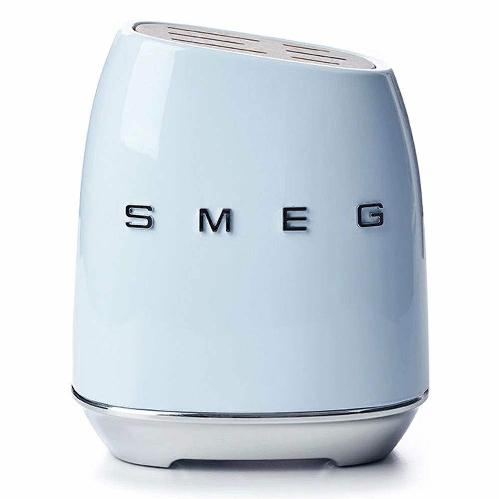 SMEG 7-Piece Knife Block Set | Pastel Blue 2 SMEG 7-Piece Knife Block Set | Pastel Blue - Image 2