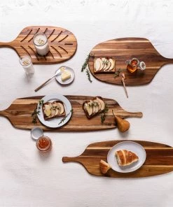 TeakHaus Canoe Board (Large) | 21.5" X 11.5" X 0.5" 7 TeakHaus Canoe Board (Large) | 21.5" X 11.5" X 0.5" -Knife-shop 07.10 canoe 3