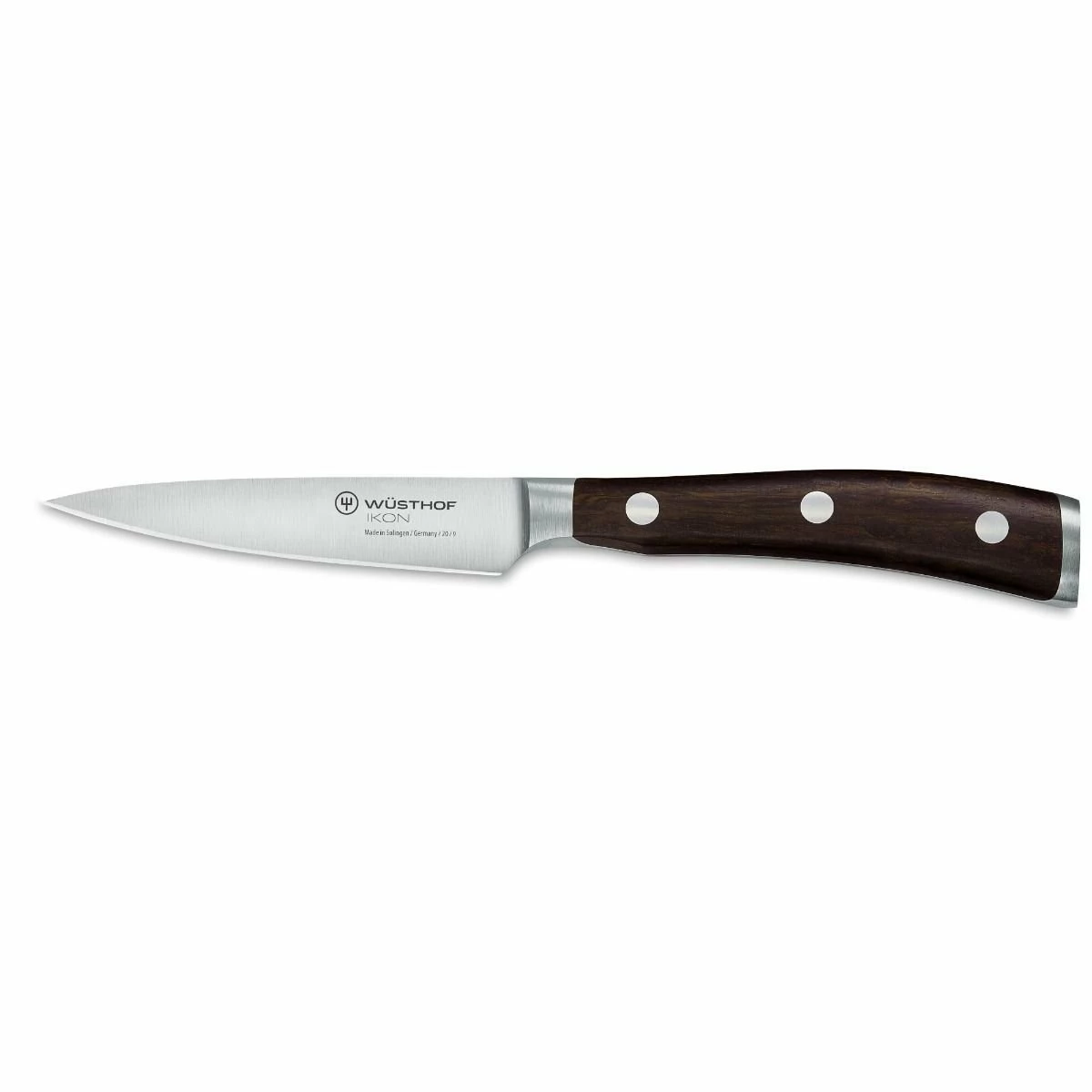 Wusthof Cutlery Wusthof Ikon Blackwood 3.5" Paring Knife 1 Wusthof Cutlery Wusthof Ikon Blackwood 3.5" Paring Knife