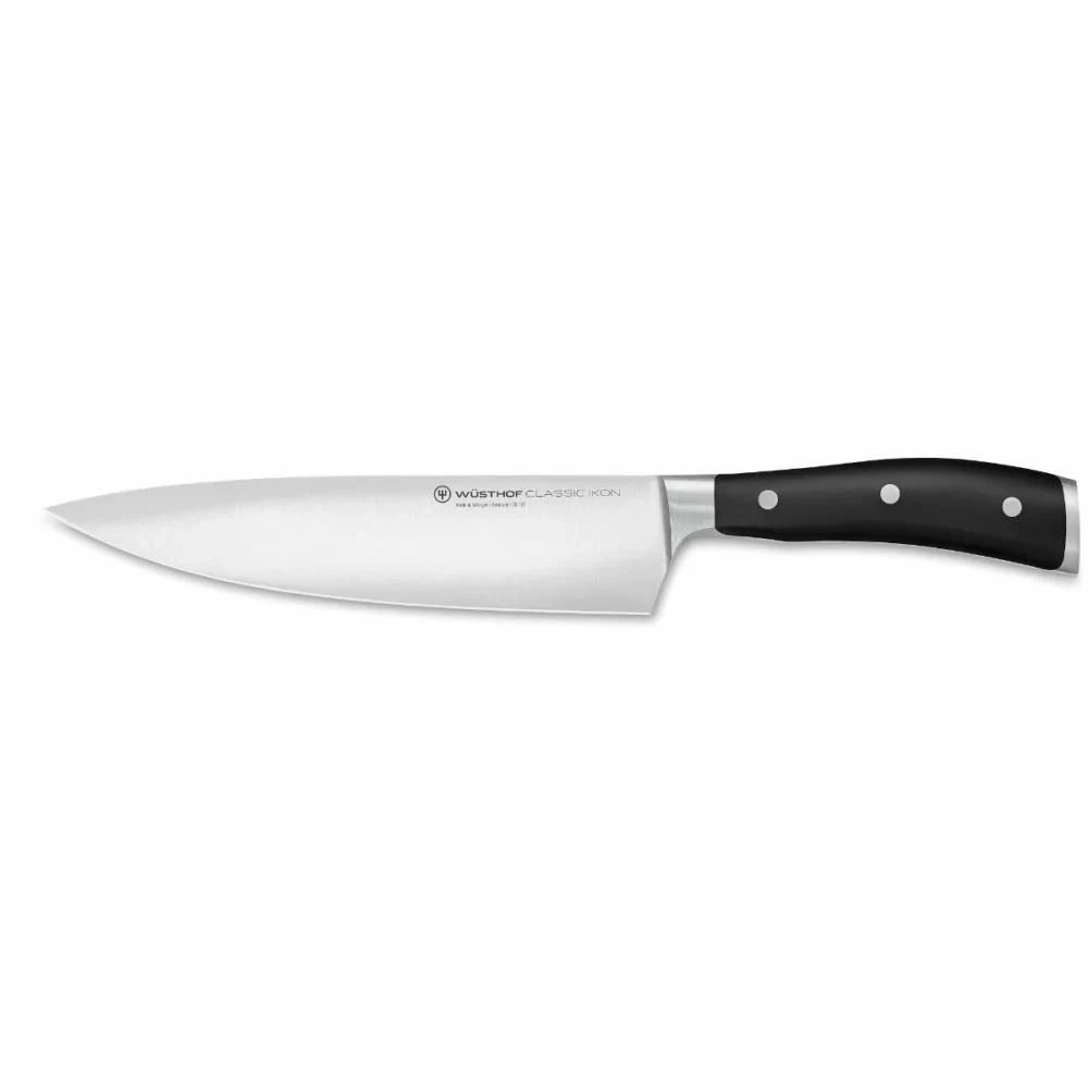 Wusthof Cutlery Wusthof Classic Ikon 3-Piece Chef's Knife Set 4 Wusthof Cutlery Wusthof Classic Ikon 3-Piece Chef's Knife Set - Image 4