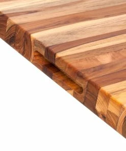 TeakHaus Edge Grain Carving Board W/Hand Grip (Rectangle) | 20" X 15" X 1.5" With Board Seasoning Stick 10 TeakHaus Edge Grain Carving Board W/Hand Grip (Rectangle) | 20" X 15" X 1.5" With Board Seasoning Stick -Knife-shop 106.2 traditional 1