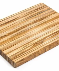 TeakHaus Edge Grain Carving Board W/Hand Grip (Rectangle) | 20" X 15" X 1.5" -Knife-shop 106.3 traditional