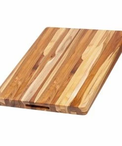 TeakHaus Edge Grain Carving Board W/Hand Grip (Rectangle) | 20" X 15" X 1.5"