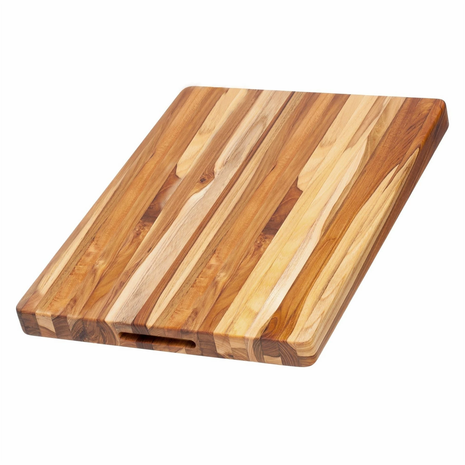 TeakHaus Edge Grain Carving Board W/Hand Grip (Rectangle) | 20" X 15" X 1.5" With Board Seasoning Stick 1 TeakHaus Edge Grain Carving Board W/Hand Grip (Rectangle) | 20" X 15" X 1.5" With Board Seasoning Stick