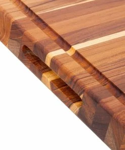 TeakHaus Edge Grain Carving Board W/Hand Grip + Juice Canal (Rectangle) | 24" X 18" X 1.5" With Board Seasoning Stick 7 TeakHaus Edge Grain Carving Board W/Hand Grip + Juice Canal (Rectangle) | 24" X 18" X 1.5" With Board Seasoning Stick -Knife-shop 108.2 traditional 1
