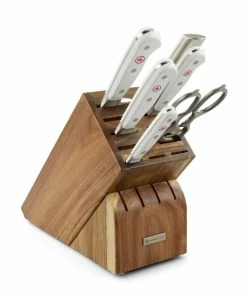 Wusthof Cutlery Wusthof Classic White 7-Piece Set | Acacia