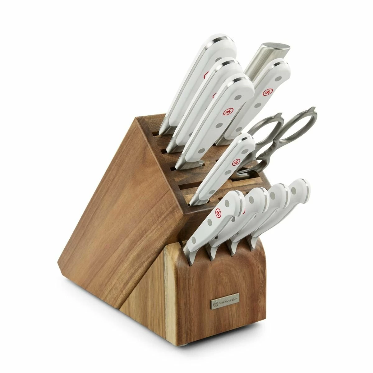 Wusthof Cutlery Wusthof Classic White 12-Piece Set | Acacia 1 Wusthof Cutlery Wusthof Classic White 12-Piece Set | Acacia