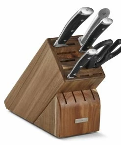 Wusthof Cutlery Wusthof Classic Ikon 6-Piece Starter Knife Block Set | Acacia