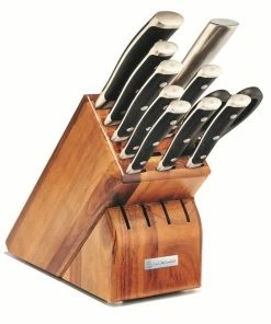 Wusthof Cutlery Wusthof Classic Ikon 11-Piece Knife Block Set | Acacia