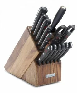 Wusthof Cutlery Wusthof Gourmet 16-Piece Knife Block Set | Acacia