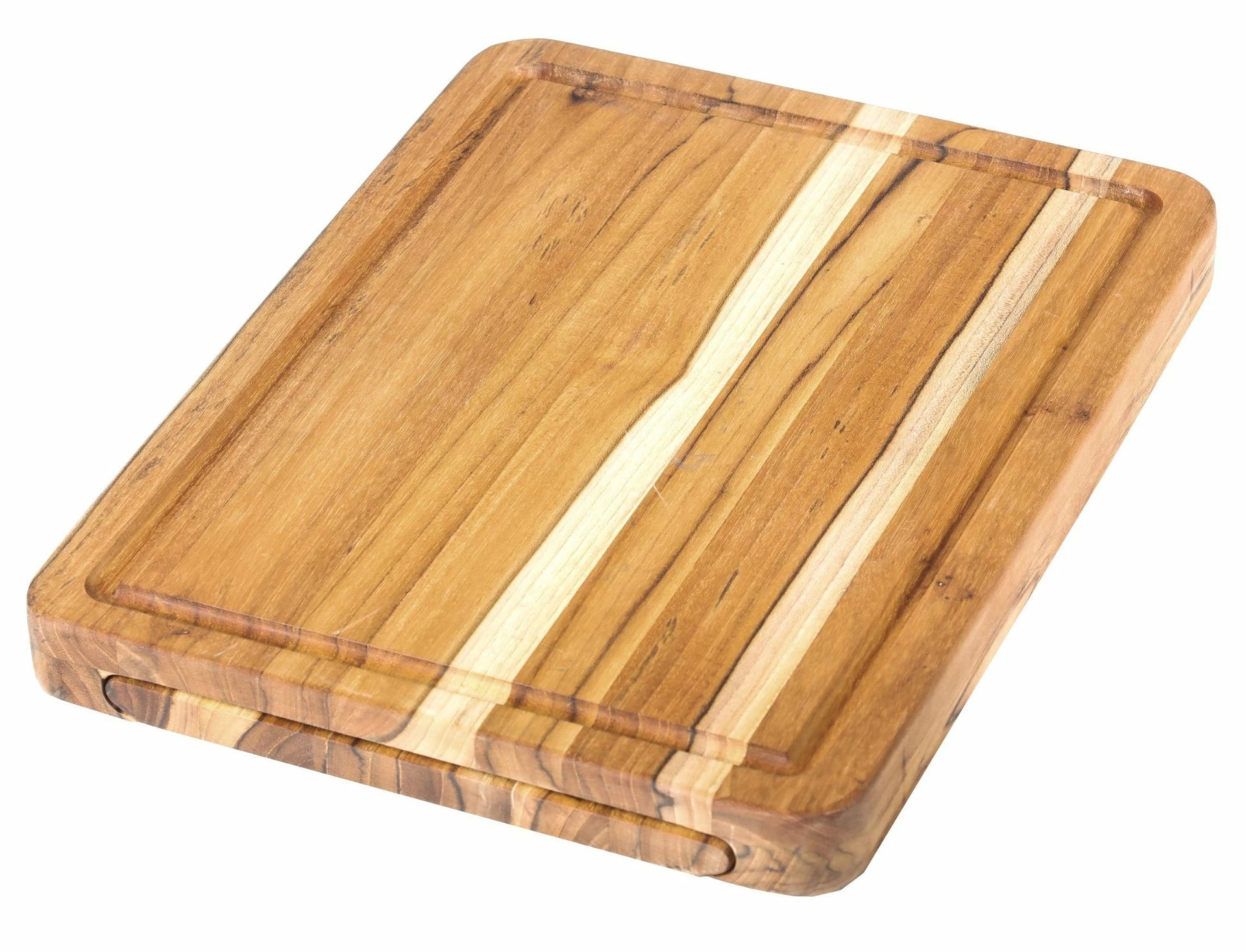 TeakHaus Edge Grain Cutting Board W/Small Board + Juice Canal (Rectangle) | 16" X 12" X 1.25" 1 TeakHaus Edge Grain Cutting Board W/Small Board + Juice Canal (Rectangle) | 16" X 12" X 1.25"