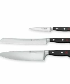 Wusthof Cutlery Wusthof Classic 3-Piece Starter Knife Set | Cook's, Bread & Paring