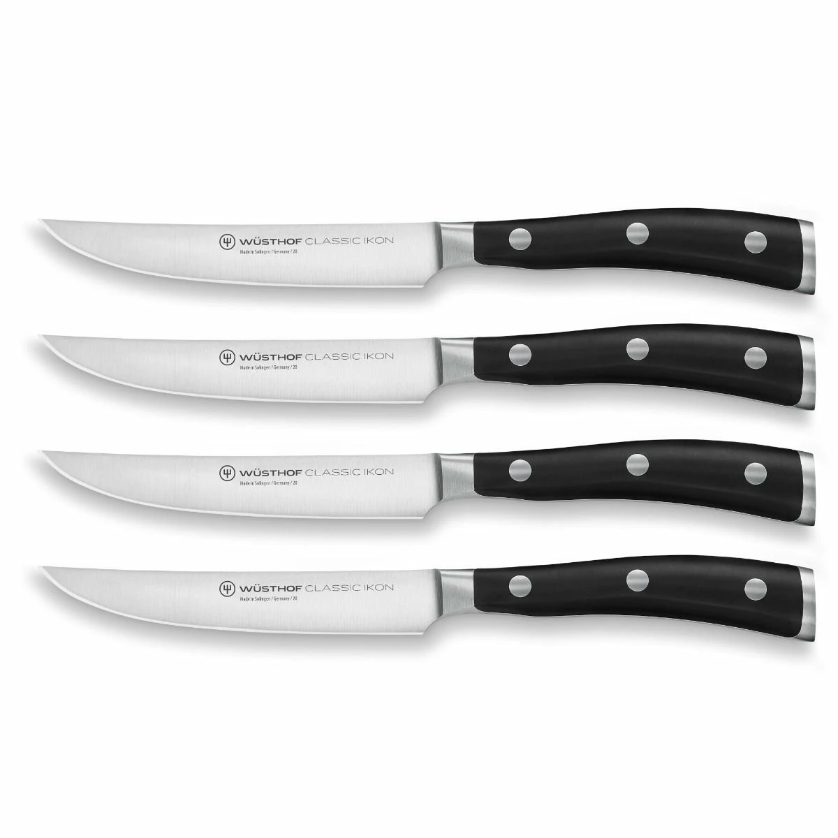 Wusthof Cutlery Wusthof Classic Ikon 4-Piece Steak Knife Set 1 Wusthof Cutlery Wusthof Classic Ikon 4-Piece Steak Knife Set