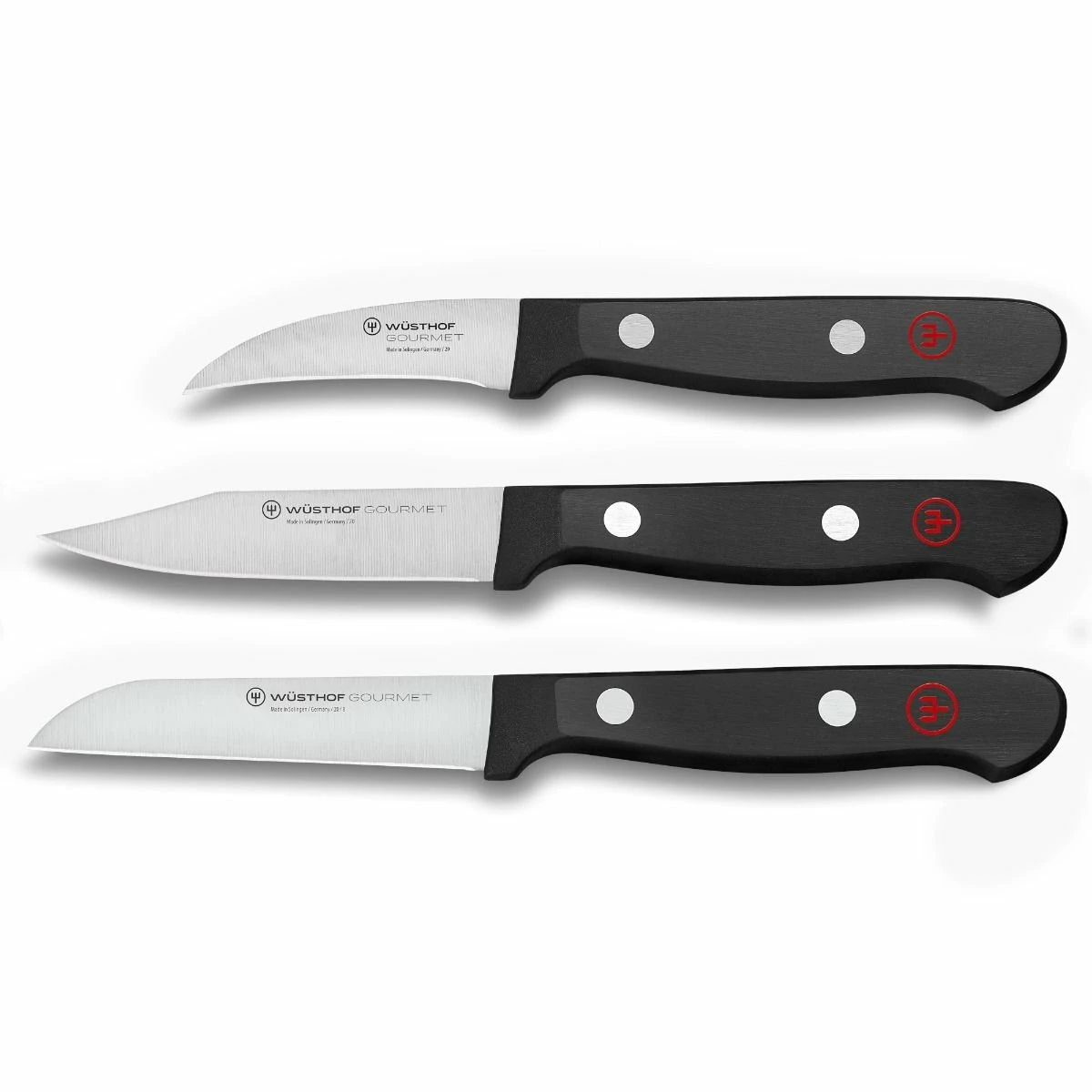 Wusthof Cutlery Wusthof Gourmet 3-Piece Paring Knife Set 1 Wusthof Cutlery Wusthof Gourmet 3-Piece Paring Knife Set