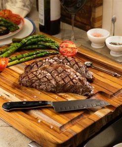 TeakHaus Edge Grain Smart Board (Large) | 20" X 15" X 1.5" -Knife-shop 12.2 smart 1212 1