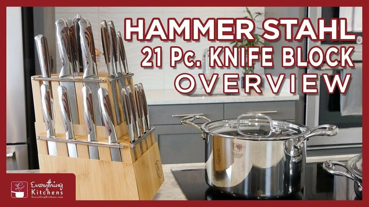 Hammer Stahl Cutlery Classic Collection 21-Piece Knife Block Set 4 Hammer Stahl Cutlery Classic Collection 21-Piece Knife Block Set - Image 4