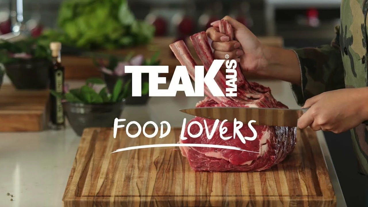 TeakHaus Edge Grain Essential Cutting Boards (Set Of 2) | 18" X 14" & 14" X 10" 8 TeakHaus Edge Grain Essential Cutting Boards (Set Of 2) | 18" X 14" & 14" X 10" - Image 8