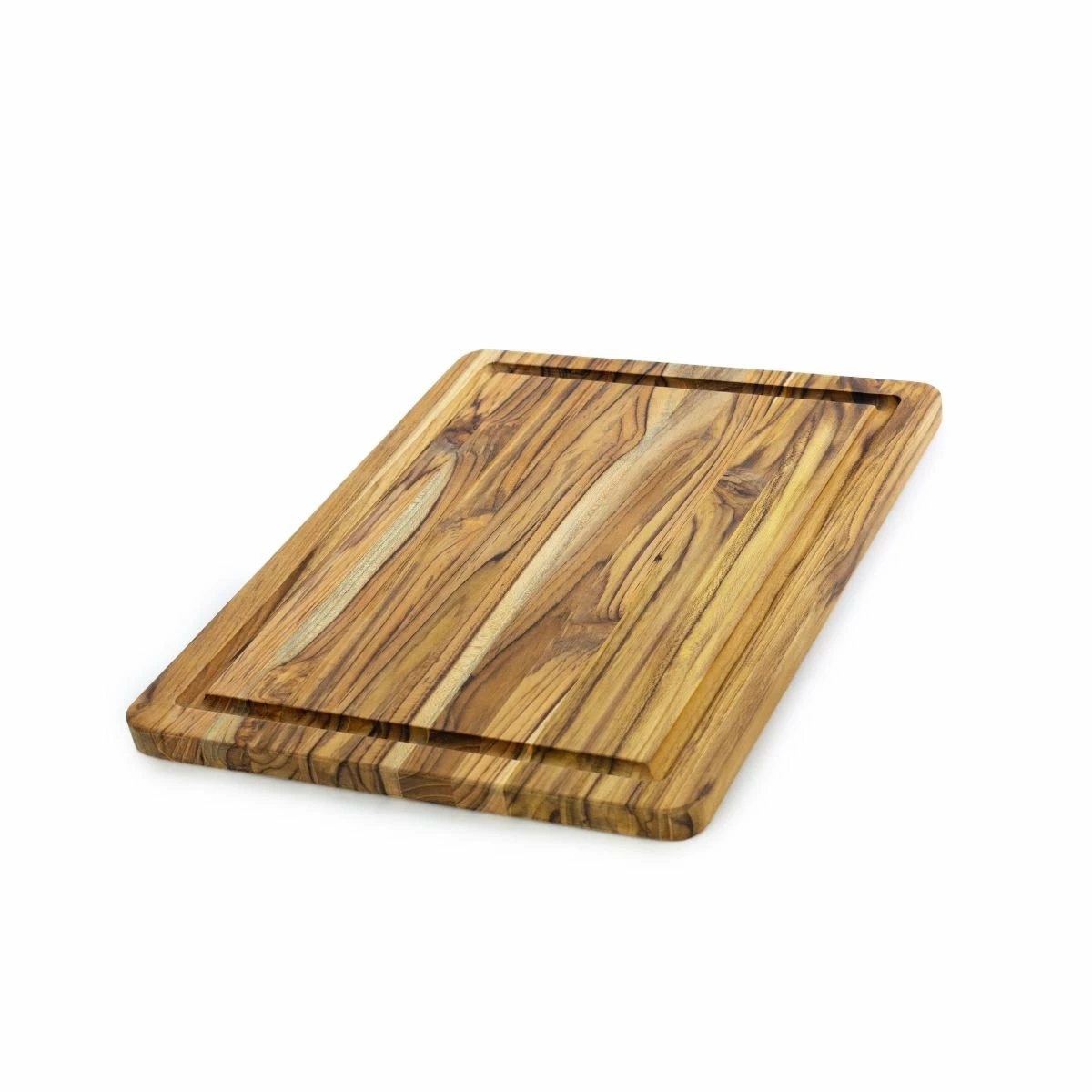 TeakHaus Edge Grain Carving Board + Juice Canal | 16" X 12" 1 TeakHaus Edge Grain Carving Board + Juice Canal | 16" X 12"