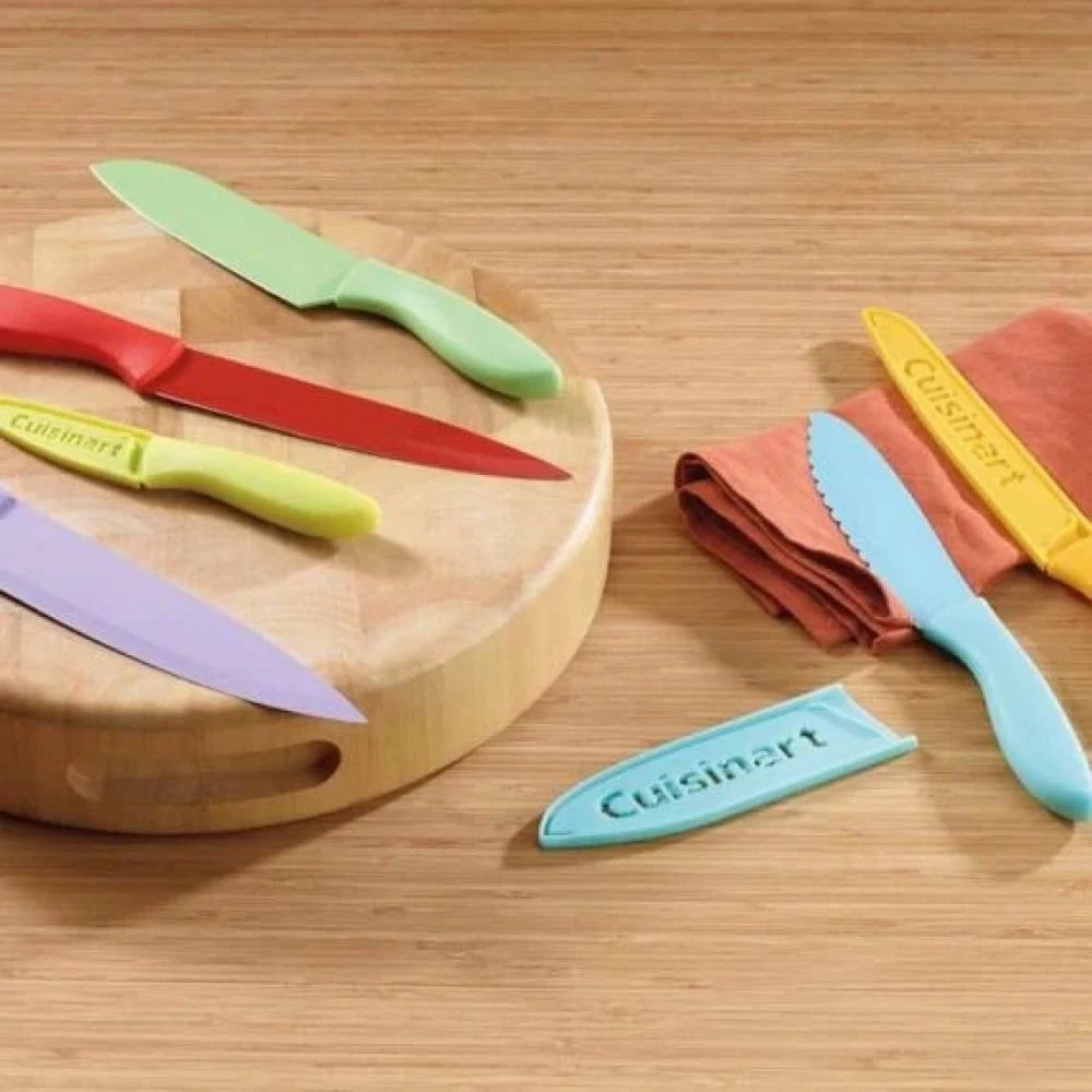 Cuisinart Advantage Color Collection | 12-Piece Ceramic Coated Color Knife + Blade Guards Set 2 Cuisinart Advantage Color Collection | 12-Piece Ceramic Coated Color Knife + Blade Guards Set - Image 2