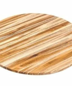 TeakHaus Edge Grain Cutting/Serving Board (Round) | 18" X 0.55"