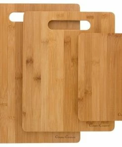 Totally Bamboo All-Natural Bamboo 3-Piece Cutting Board Set
