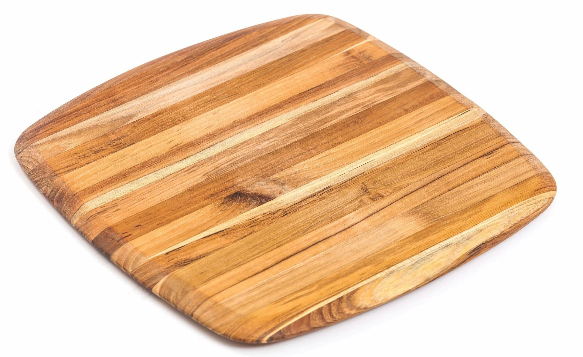 TeakHaus Square Edge Grain Cutting Board W/Rounded Edge (Small) | 12" X 12" X 0.55" 2 TeakHaus Square Edge Grain Cutting Board W/Rounded Edge (Small) | 12" X 12" X 0.55" - Image 2