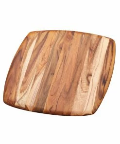 TeakHaus Square Edge Grain Cutting Board W/Rounded Edge (Small) | 12" X 12" X 0.55"