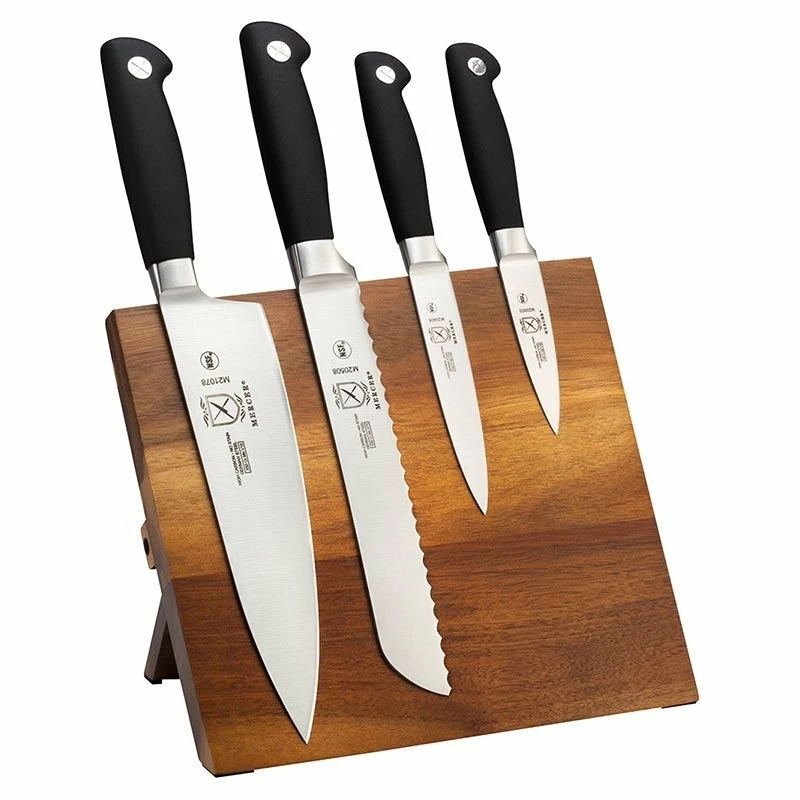 Mercer Cutlery Genesis 5-Piece Magnetic Board Set | Acacia & Black 1 Mercer Cutlery Genesis 5-Piece Magnetic Board Set | Acacia & Black