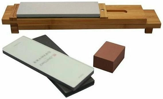Zwilling J.A. Henckels EUROLINE By Bob Kramer 6pc Carbon Steel Sharpening Stone Kit 1 Zwilling J.A. Henckels EUROLINE By Bob Kramer 6pc Carbon Steel Sharpening Stone Kit