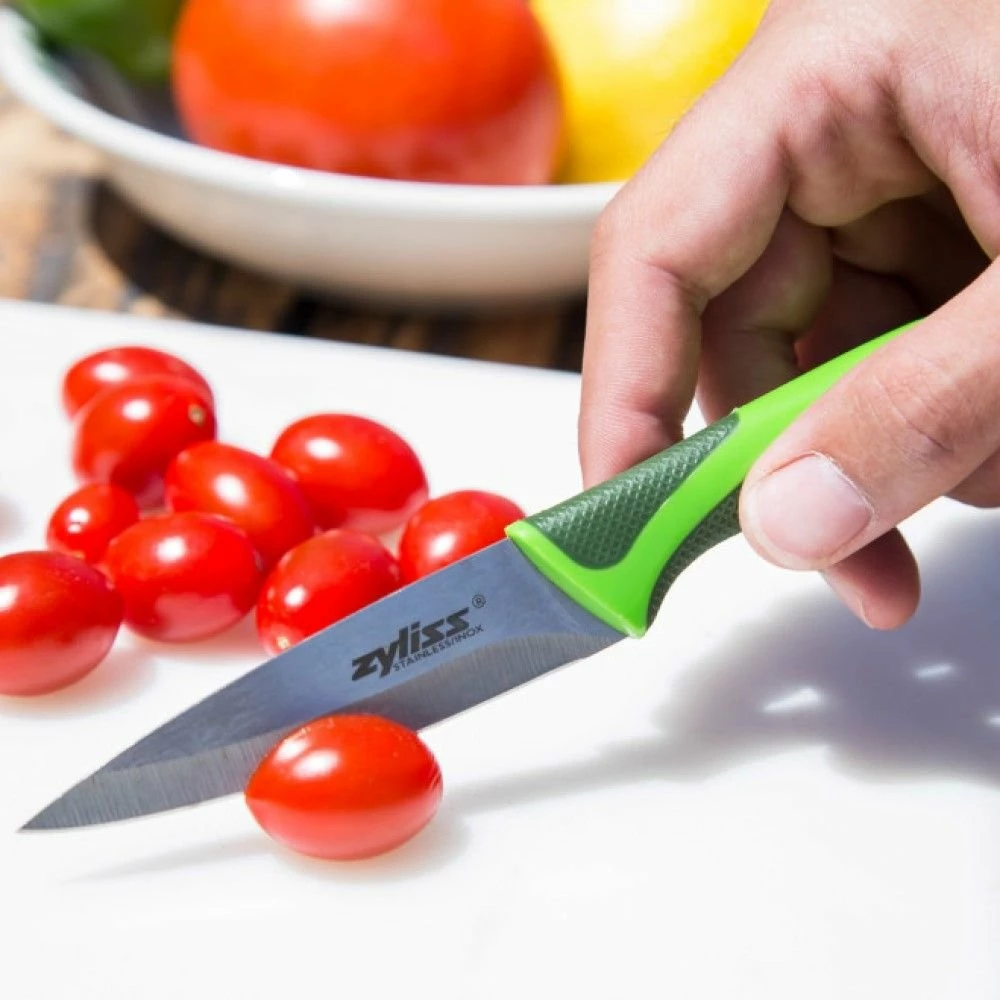Zyliss 3.25" Paring Knife | Green 2 Zyliss 3.25" Paring Knife | Green - Image 2