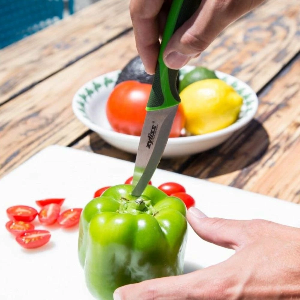 Zyliss 3.25" Paring Knife | Green 4 Zyliss 3.25" Paring Knife | Green - Image 4