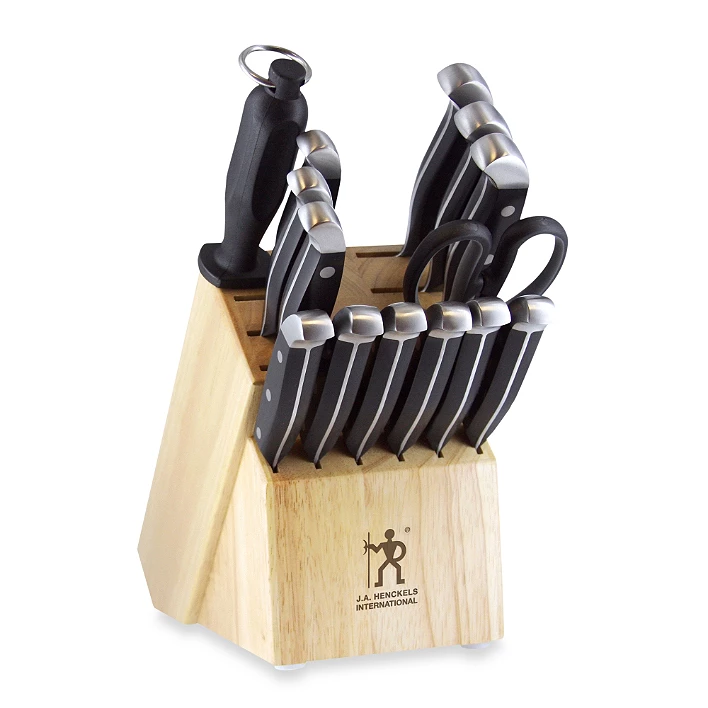 J.A. Henckels International JA Henckels International Knife Block Set 15 Piece - Statement Set 1 J.A. Henckels International JA Henckels International Knife Block Set 15 Piece - Statement Set