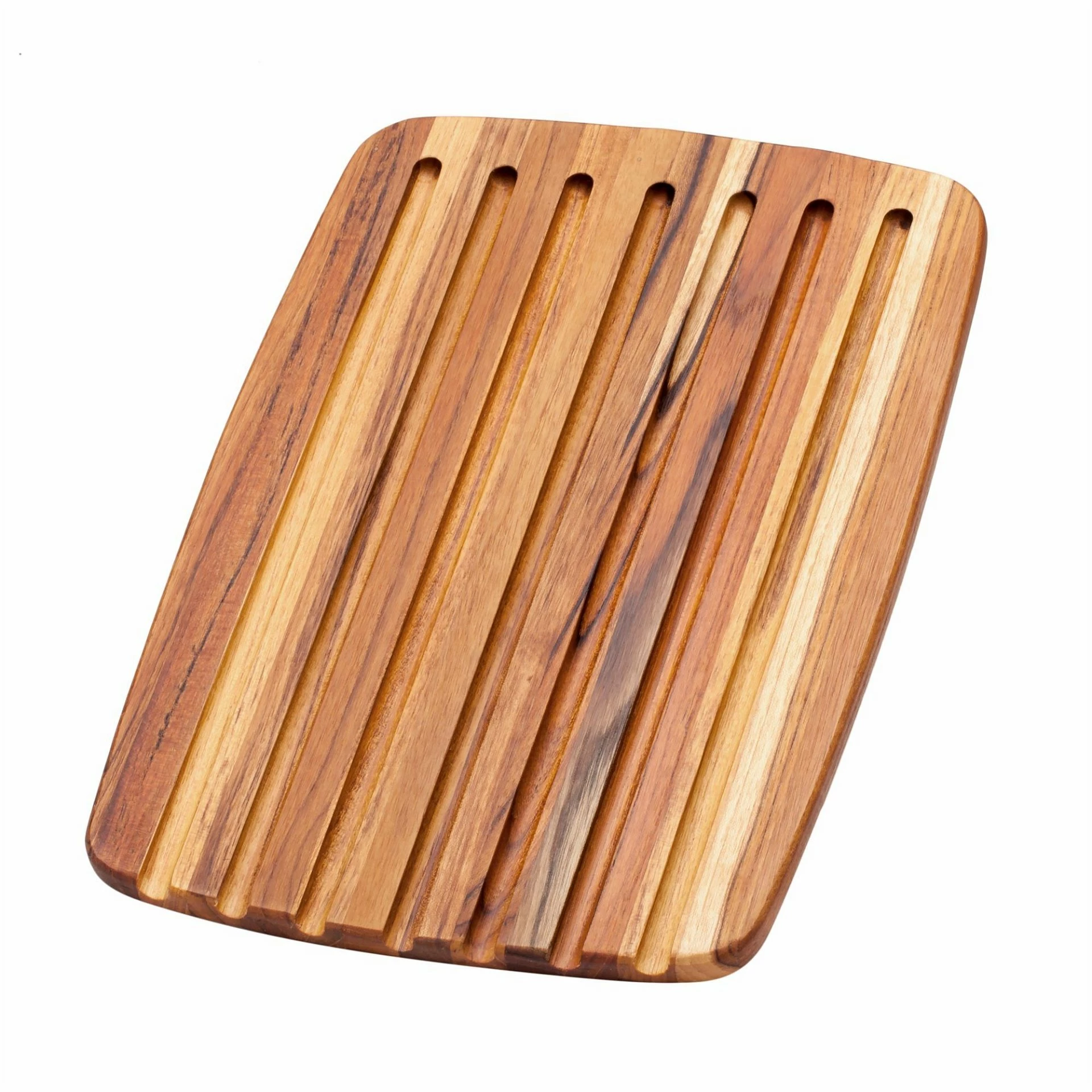 TeakHaus Edge Grain Bread Board | 16" X 11" X 0.55" 1 TeakHaus Edge Grain Bread Board | 16" X 11" X 0.55"