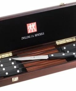 Zwilling J.A. Henckels TWIN Gourmet 8-Piece Steak Knife Set W/ Box