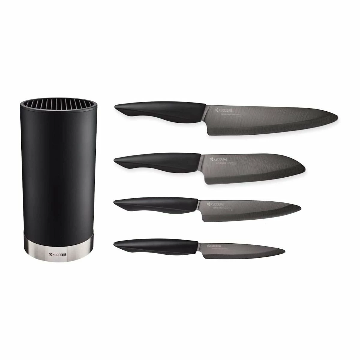 Kyocera Innovation Series Ceramic Knife Block Set: (7, 5.5", 5", 4.5" Knives) - Z212 Advanced Ceramic Knives 1 Kyocera Innovation Series Ceramic Knife Block Set: (7, 5.5", 5", 4.5" Knives) - Z212 Advanced Ceramic Knives