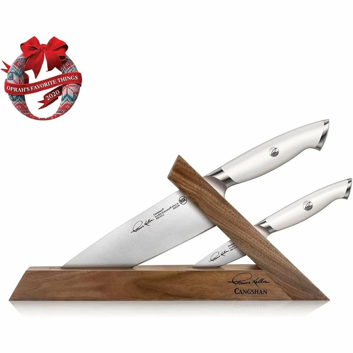 Cangshan Cutlery Thomas Keller Signature White Collection TAI 3-Piece Knife Block Set 9 Cangshan Cutlery Thomas Keller Signature White Collection TAI 3-Piece Knife Block Set - Image 9