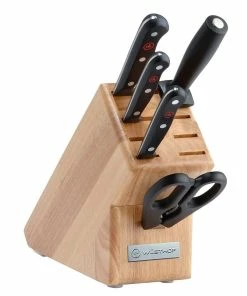 Wusthof Cutlery Wusthof Gourmet 6-Piece Starter Knife Block Set | Natural