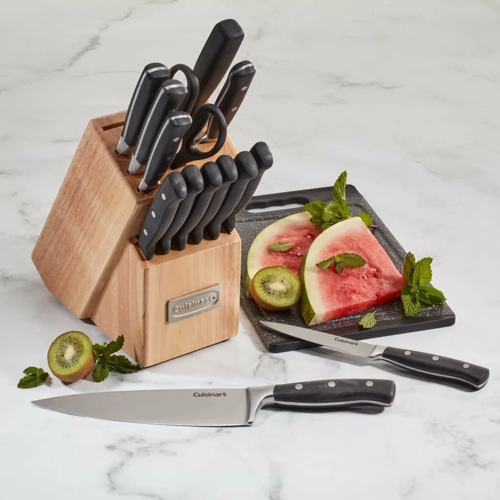 Cuisinart 15-Piece Triple Rivet Cutlery Block Set 4 Cuisinart 15-Piece Triple Rivet Cutlery Block Set - Image 4